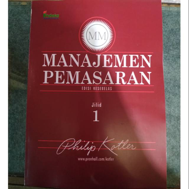 Buku Manajemen Pemasaran Jilid 1 Edisi 11 Philip Kotler Shopee Indonesia