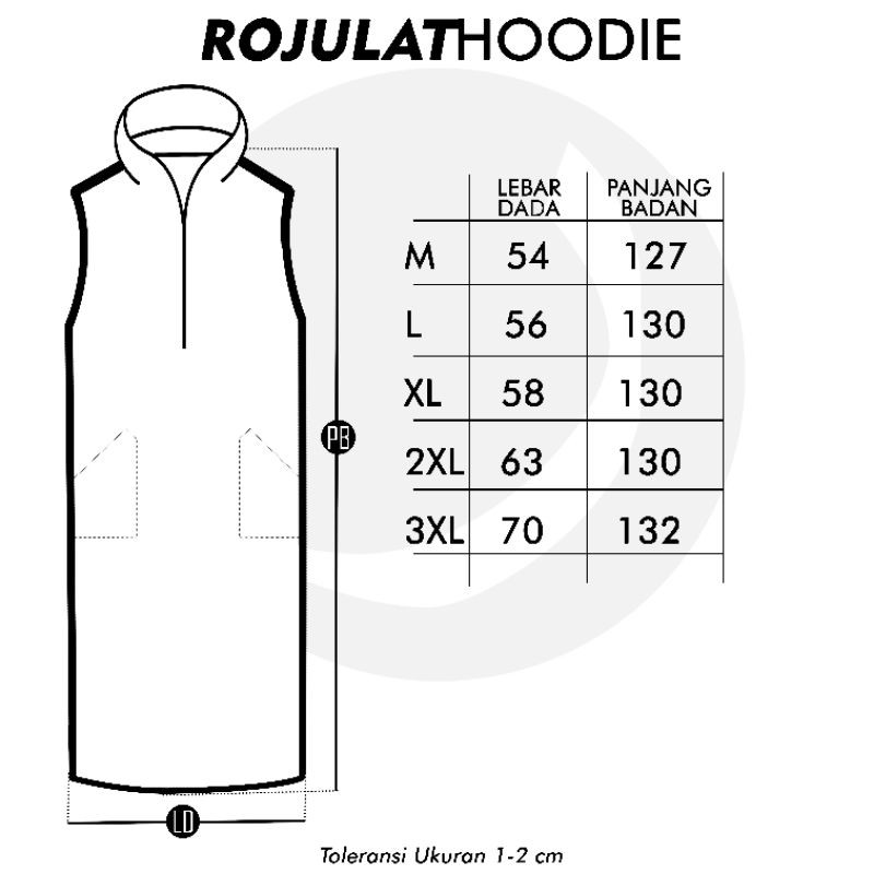 ROSAL ROMPI JUBAH SHALAT SHOLAT SOLAT HOODIE JUMBO ROJULAT