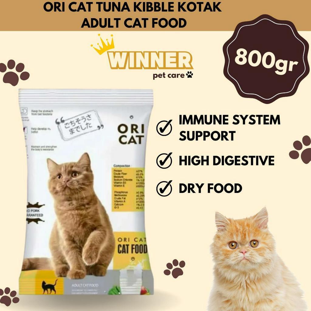 Ori Cat Tuna Adult Kibble Kotak Repack 800gr