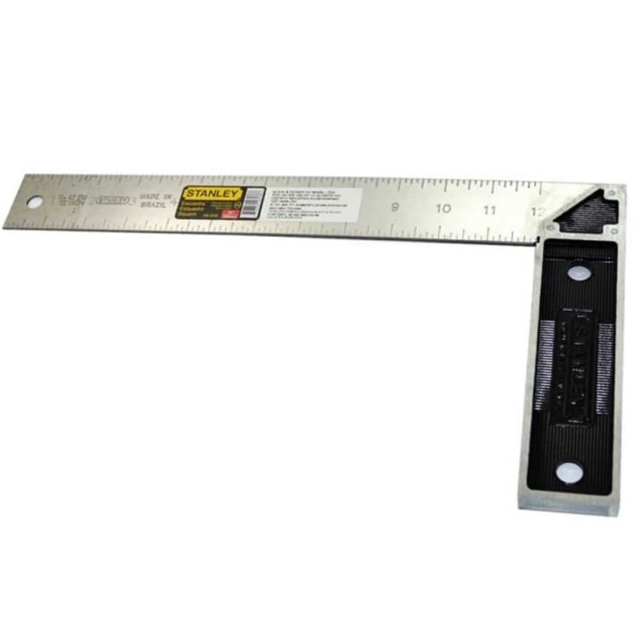 

Stanley Penggaris Siku Tukang 12" / 305 mm Mistar Try Square