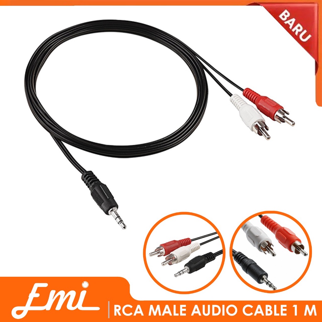 Kabel Audio untuk Speaker Soundbar AUX 3.5mm Jack to RCA dan Optical