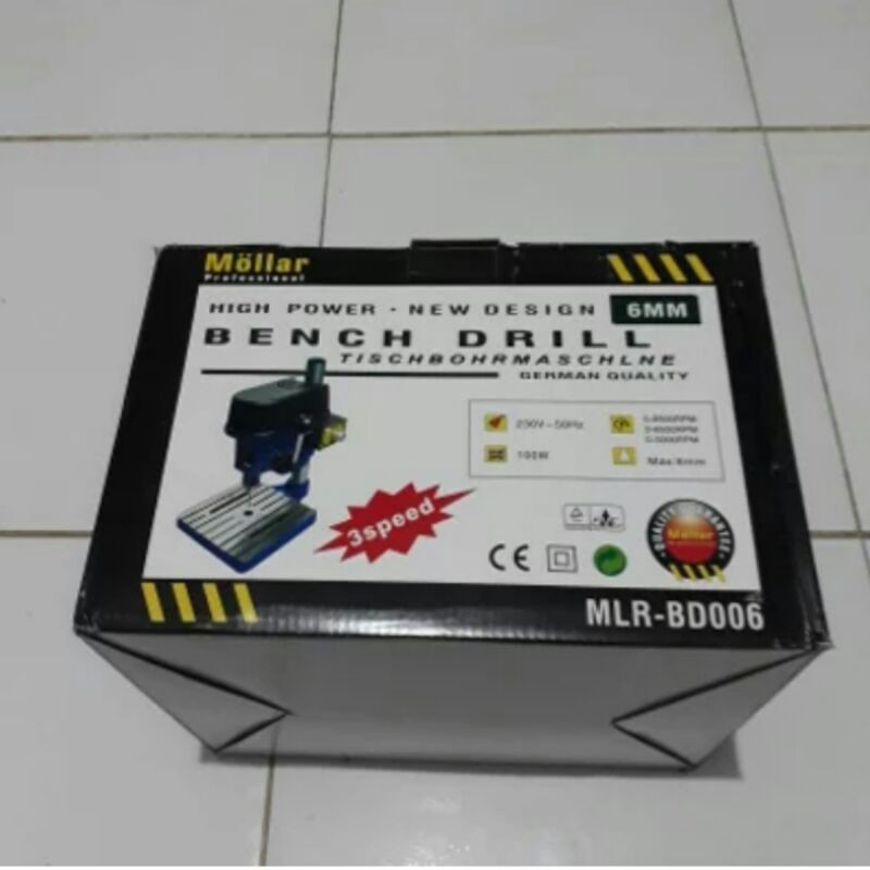 mollar bd006 mini bench drill mesin bor duduk 6mm bd 006