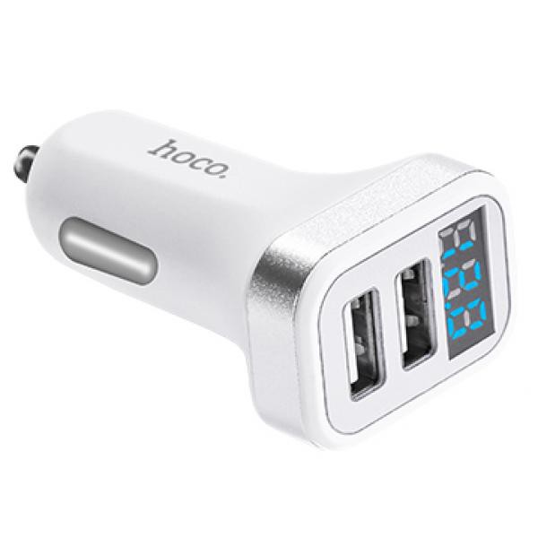 HOCO Z3 Charger Mobil 2 Port 3.1A Fast Charging - Z3-2U