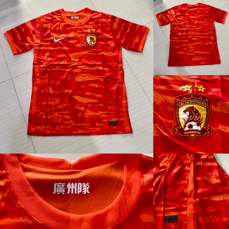 Jersey bola Guangzhou Evergrande home 2021/2022 grade ori