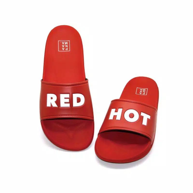Panama Ultra U3 Red Hot / Sandal Slide Sandal Slip On / Sandal Panama Pria Panama Wanita