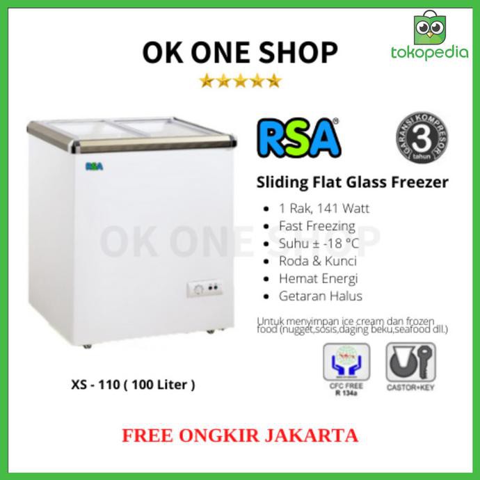 Rsa Sliding Freezer Xs-110