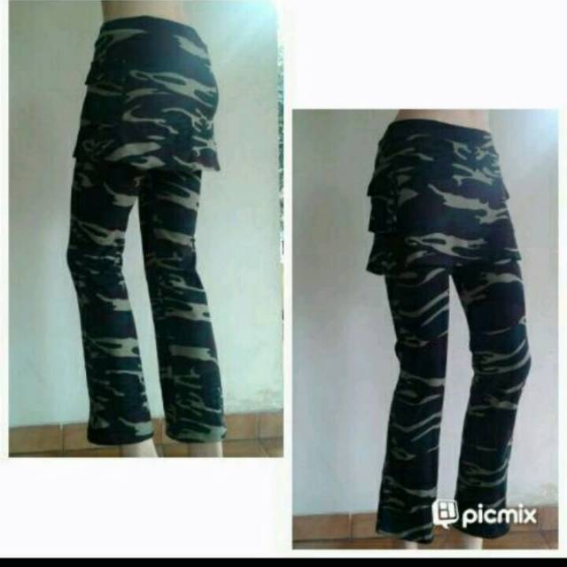 Celana senam rok army