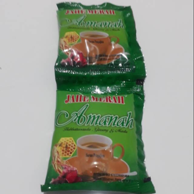 

2sachet Jahe Merah Super / JMA BPOM TERBARU