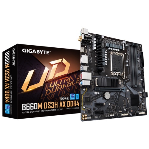 Gigabyte B660M DS3H AX DDR4 | Motherboard Intel B660 LGA 1700 M-ATX