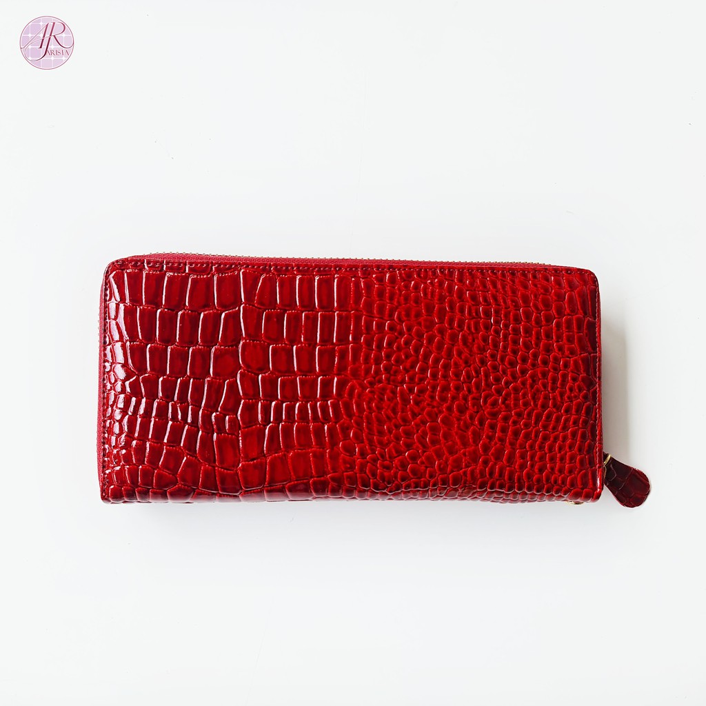 DOMPET WANITA ZIPPER CROCO - DOMPET PANJANG WANITA