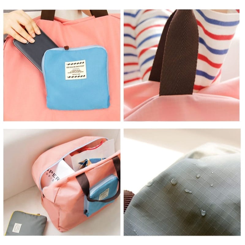 [TOYOU SHOP T31] FOLDABLE TRAVEL BAG | HAND CARRY | TAS LIPAT BESAR | KOPER BAGASI | TAS MUDIK | WATERPROOF