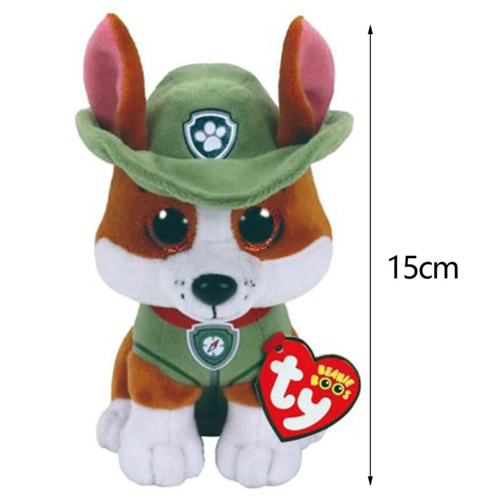 Timekey Mainan Boneka Stuffed Plush Anjing Paw Patrol 15cm Untuk Hadiah Natalulang Tahun Anak C7L8