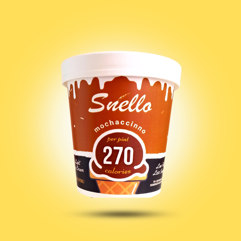 

Snello Gelato (L) - Es Krim Rendah Kalori - Mochaccinno 270kcal