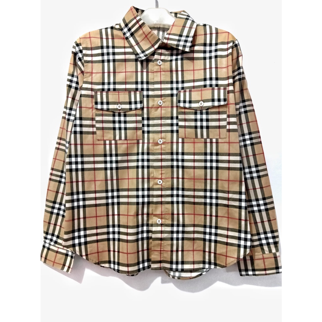 KEMEJA WANITA MOTIF KOTAK-KOTAK