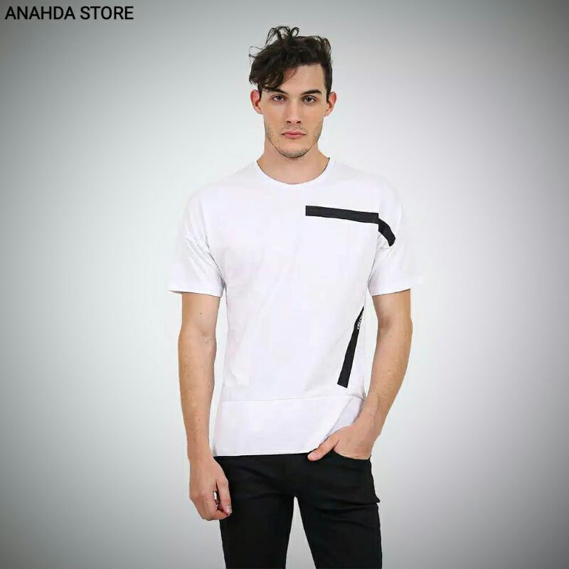 Kaos CELCIUS Putih Round Neck A000026C Celcius Pertical