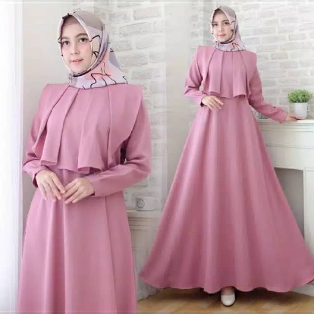Gamis adinda dress moscrepe
