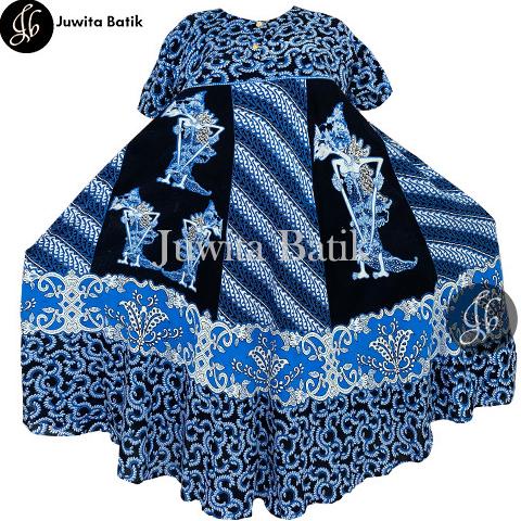 BISA COD Juwita Batik - Daster Payung Jumbo LD 130 3XL Motif Wayang Papat Klok /DASTER KEKINIAN/DAST