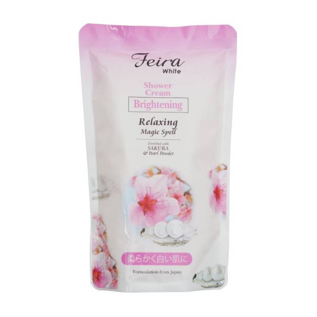 FEIRA WHITE SAKURA SHOWER CREAM Refill 850 ml