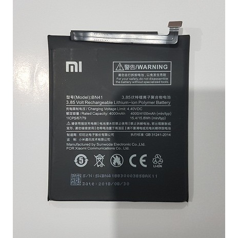 Baterai Redmi Note 4 XIAOMI BN41 Original