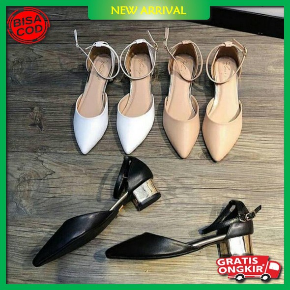 Hils Wanita Hills Hells Haihils Haihil Sepatu Hak Pesta  Terbaru Flatshoes Kondangan Mewah Kekinian 