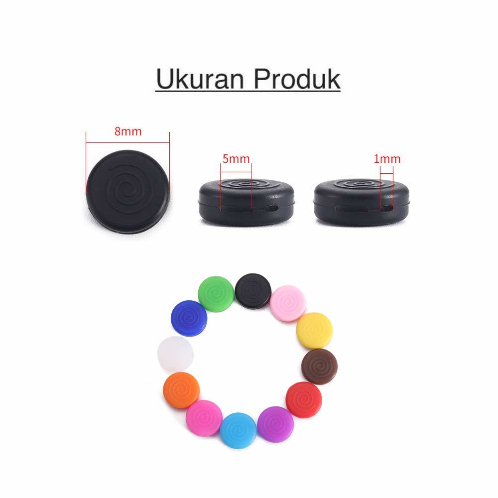 1 Pasang [ Biru Muda ] Pengait Kacamata Silikon - Anti Slip - Earhook Silicone - Penahan Hijab Style - KP8079