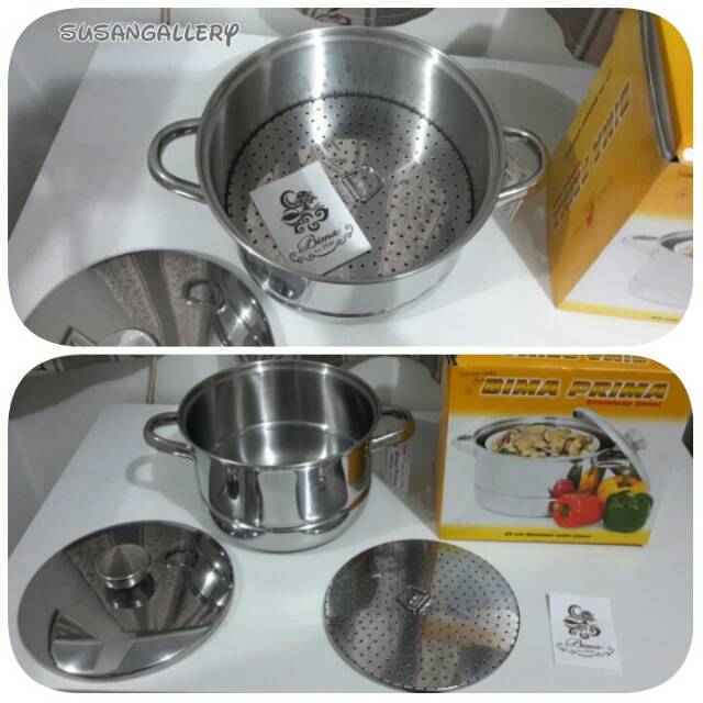Panci Kukus Bima 26 cm Premium Dandang Steamer With 