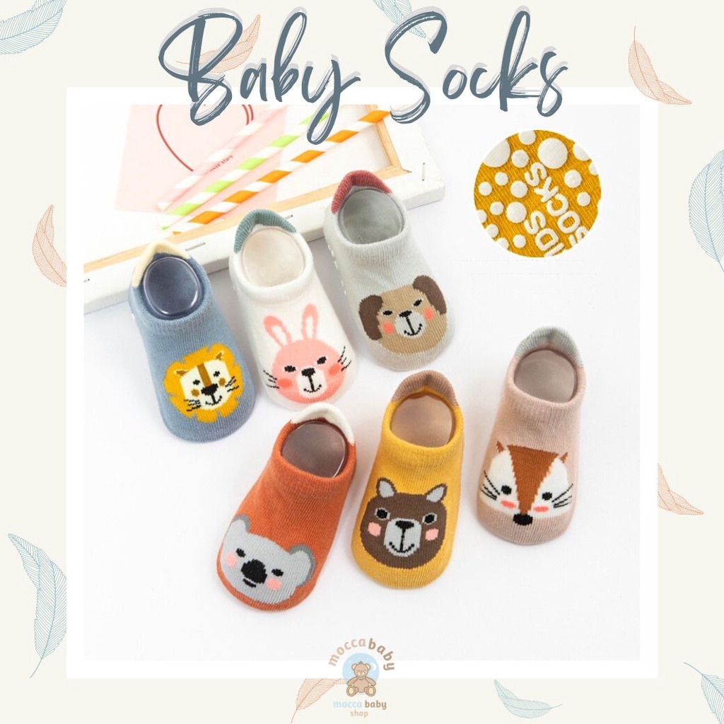 MBSS - Kaos Kaki Bayi Anak Laki Laki Perempuan Import Berkualitas newborn - 12 Bulan / ELLIFORE