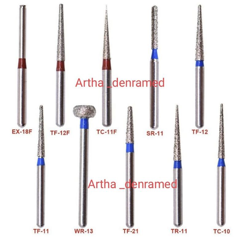 DIAMOND BUR HIGH SPEED 1 pcs