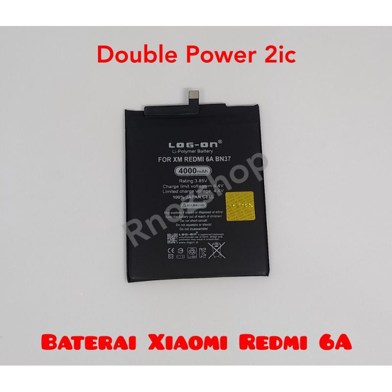 Baterai Xiaomi Redmi 6A BN37 Double Power
