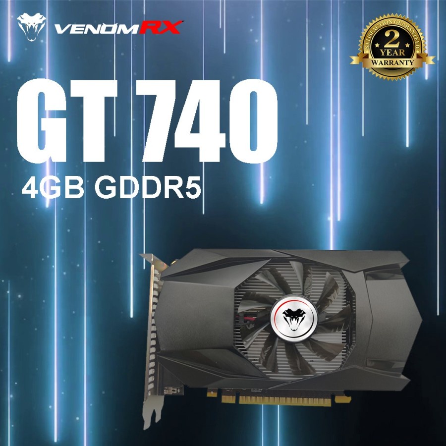 VGA CARD VenomRX GT 740 4GB DDR5 GARANSI 2 THN | venom rx gt740 gddr5