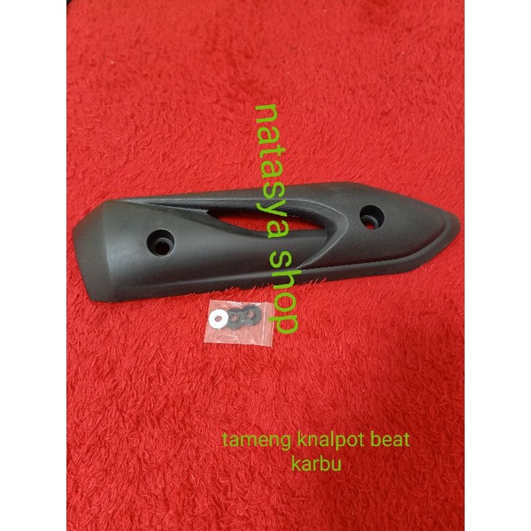 Tameng knalpot beat karbu model standar pelindung knalpot beat cover knalpot beat karbu variasi beat