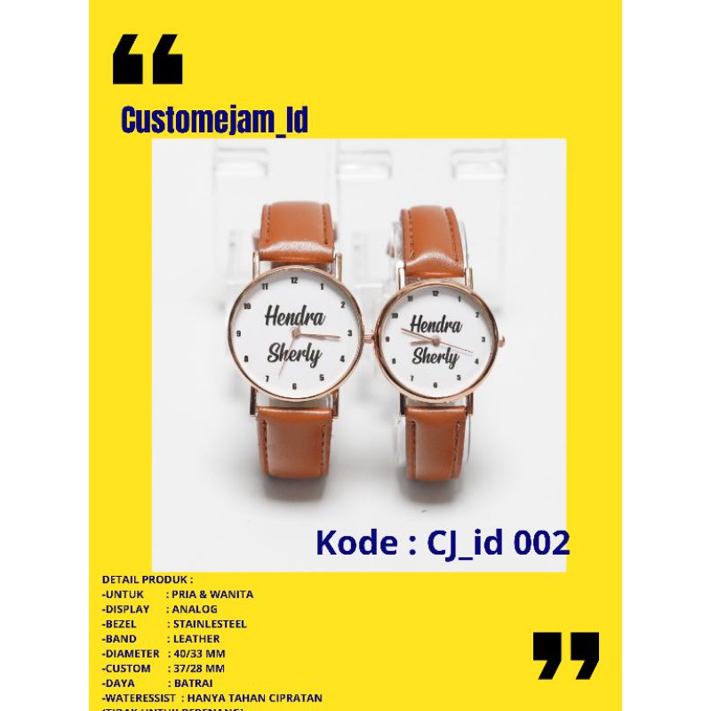CJ_id 002 JAM COUPLE CUSTOME