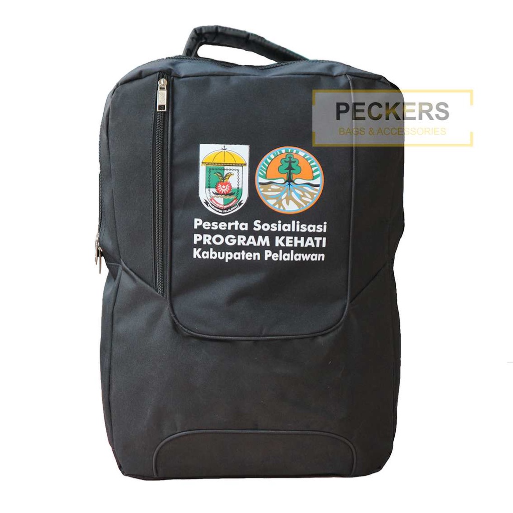 JUAL BACKPACK CUSTOM GROSIR PROGRAM KEHATI KABUPATEN PELALAWAN SEMINAR SOUVENIR RANSEL KERJA TAS SEM