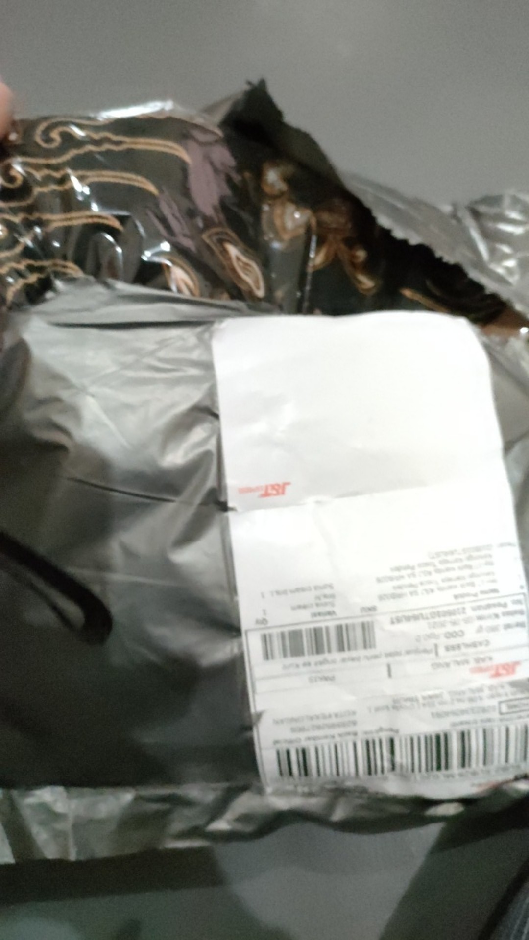 Tey-17 Batik Wanita Asj Sa Hrb026 Kenongo Kemeja Tosca Pendek