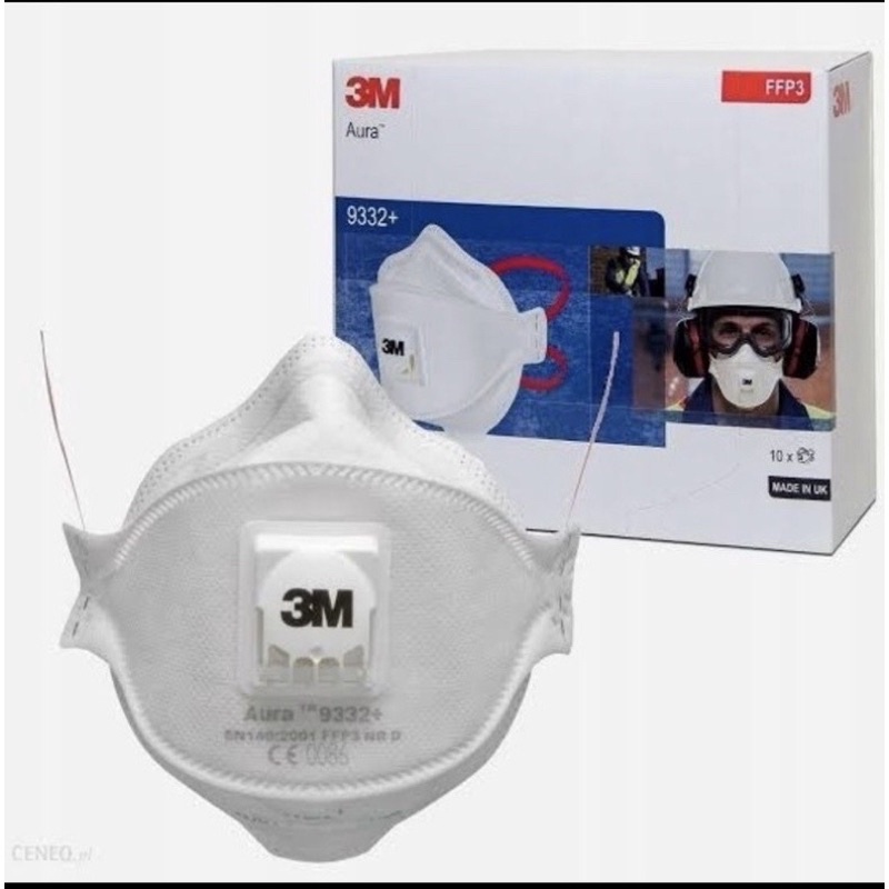 1 BOX masker 3m aura type 9332  - vflex fvlex n95