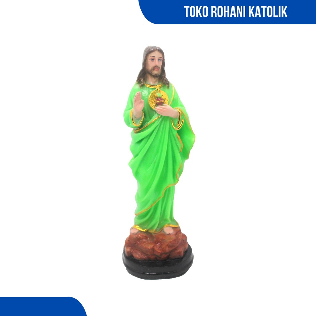 PATUNG YESUS FOSFOR 25 CM / PATUNG YESUS HATI KUDUS / PATUNG KATOLIK