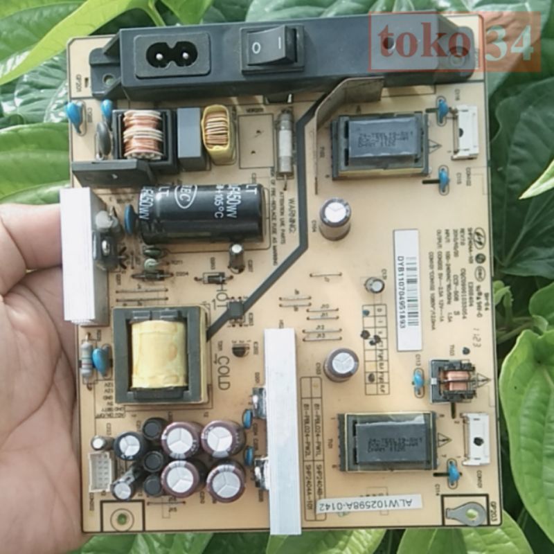 MESIN POWER SUPLAY TV LCD TCL UKURAN 24 INCH.