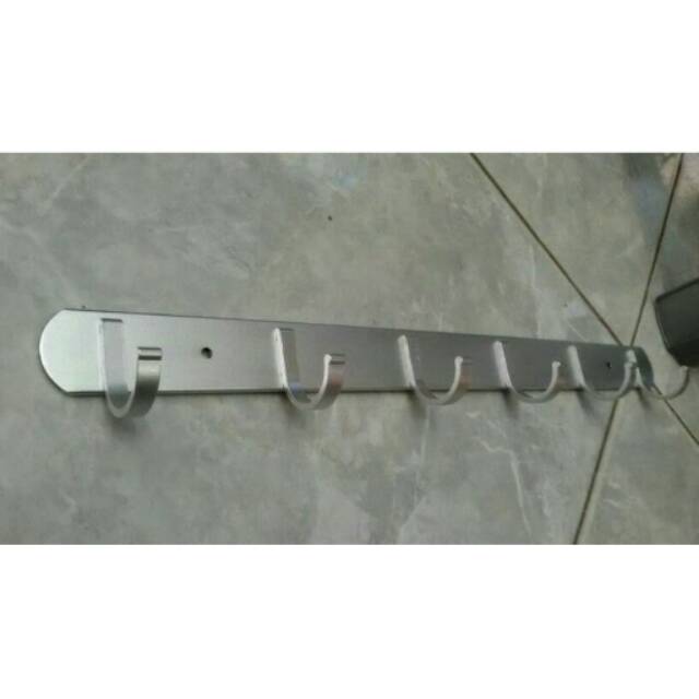 Kapstok aluminium/ gantungan baju / gantungan kamar mandi