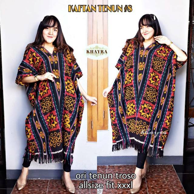 Kaftan tenun original motif moumere