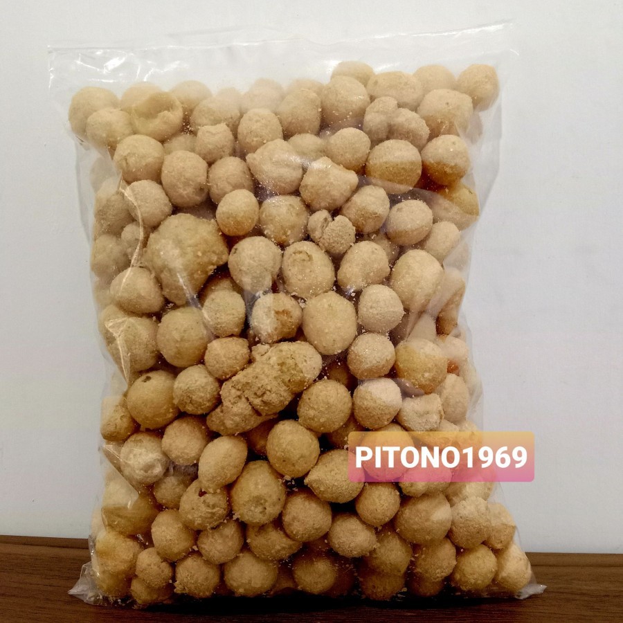 Tahu Bulat Mini Kering 500gram / Keripik Tahu Pong Kering / Cuanki Lidah / Cuanki Tahu / Pilus Cikur / Siomay Mini / Basreng Pedas Daun Jeruk