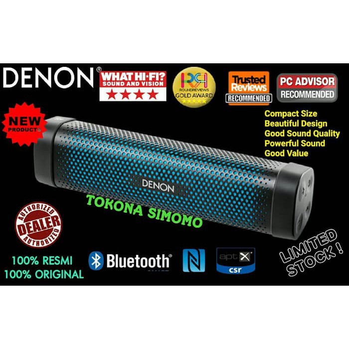 PROMO DENON ENVAYA MINI Premium Portable Bluetooth Speaker 100% Original MURAH