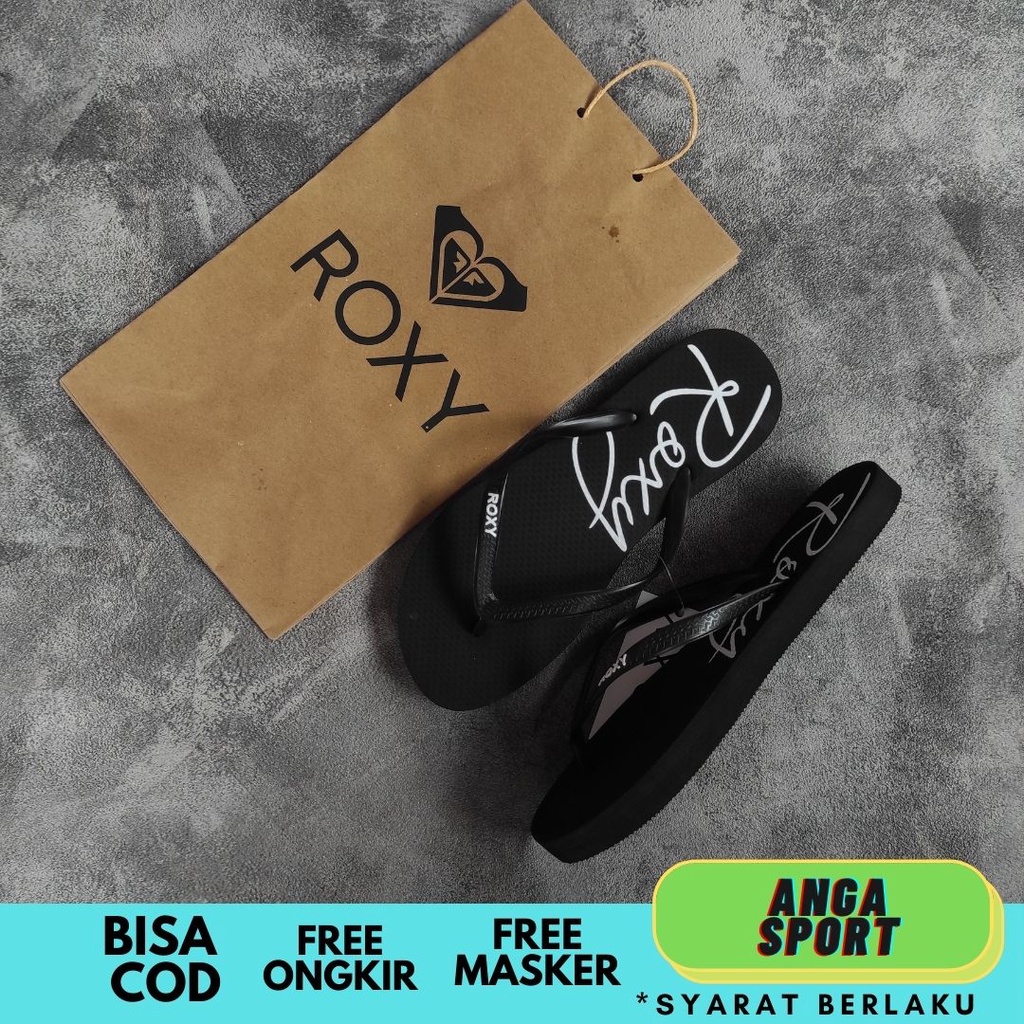 SANDAL JEPIT WANITA ROXY PREMIUM QUALITY / SENDAL DISTRO CASUAL RUMAHAN SANTAI / SENDAL PANTAI JEPIT REMAJA SURFING KEREN