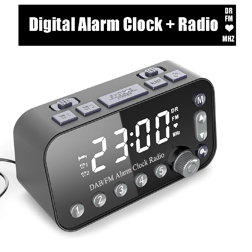 Dab Digital Alarm Clock Radio Unique Alarm Clock