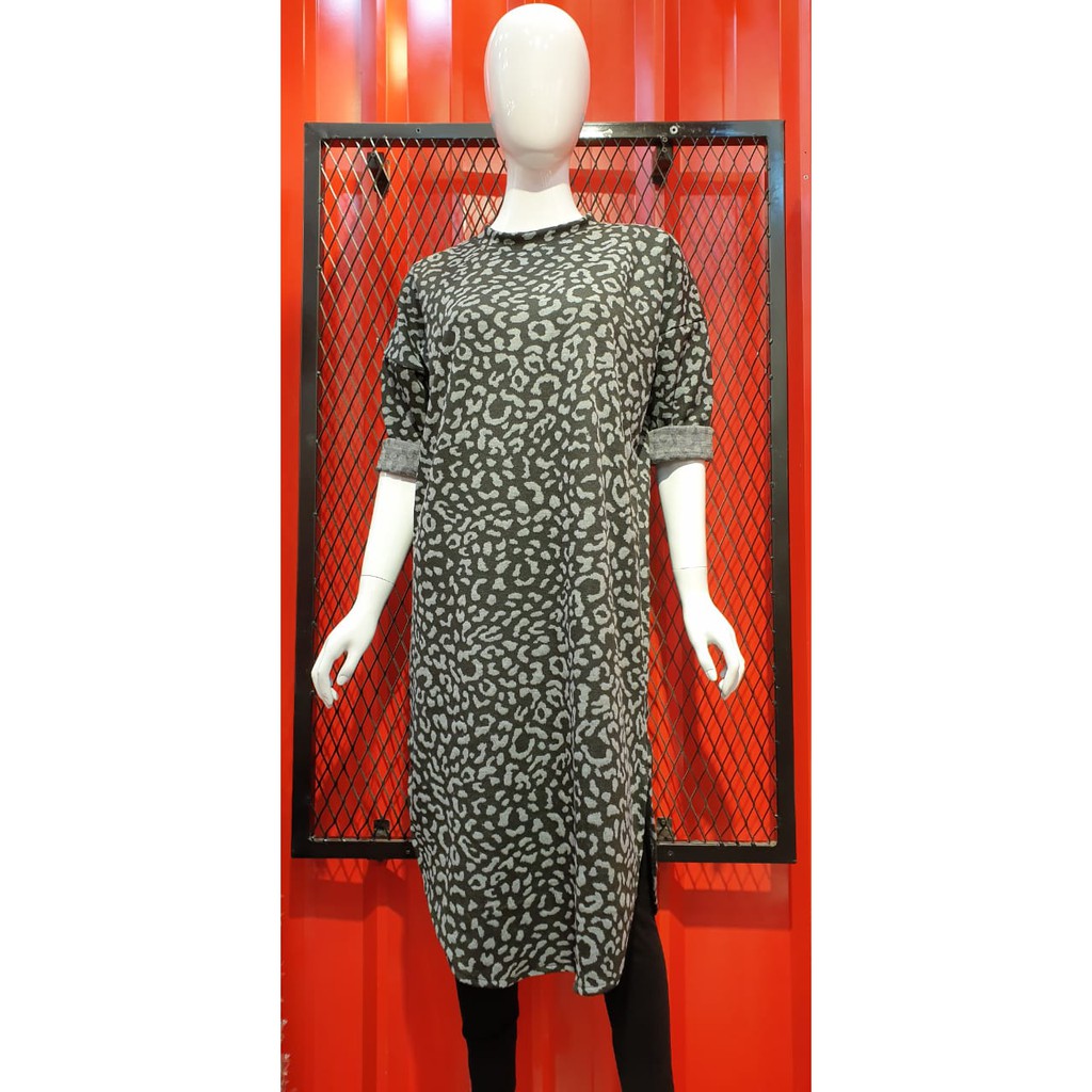 LONG TUNIK KAOS IMPORT MOTIF