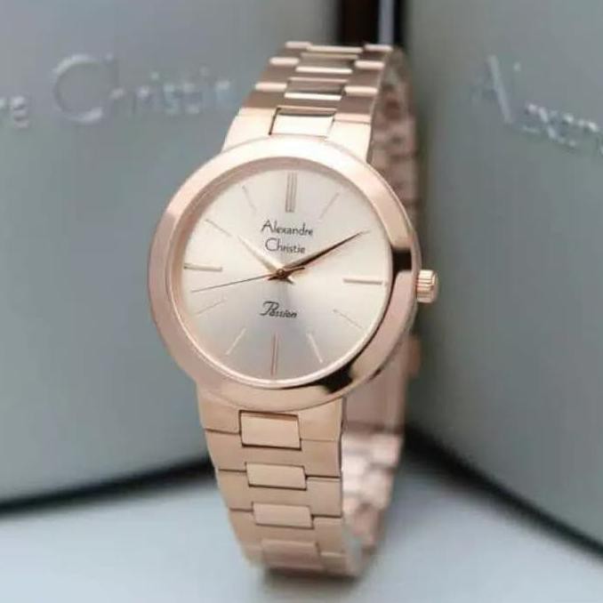 ALEXANDRE CHRISTIE AC2838 AC 2838 Full Rosegold JAM ORIGINAL