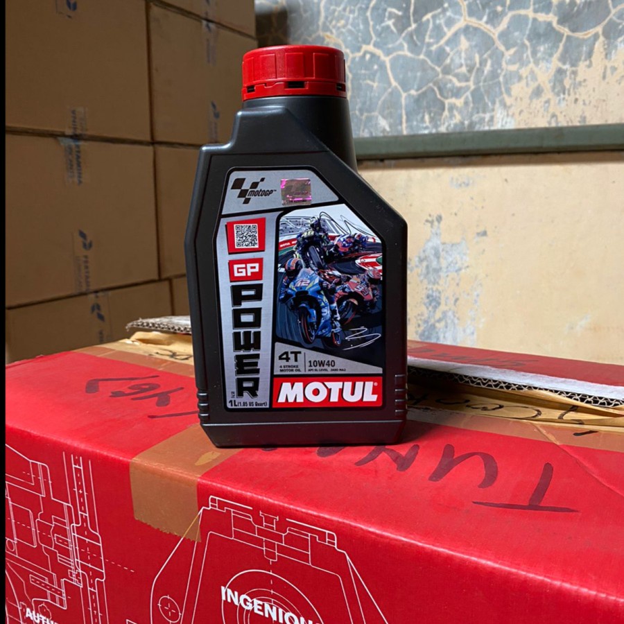 OLI MOTUL GP POWER 4T 10W 40 1 LITER OLI MOTOR ASLI