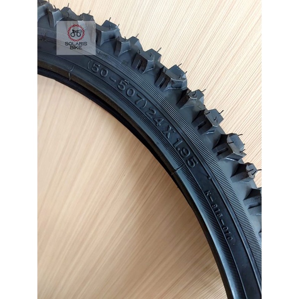 Ban Luar Sepeda MTB 24 x 1.95 195 Kenda Hitam