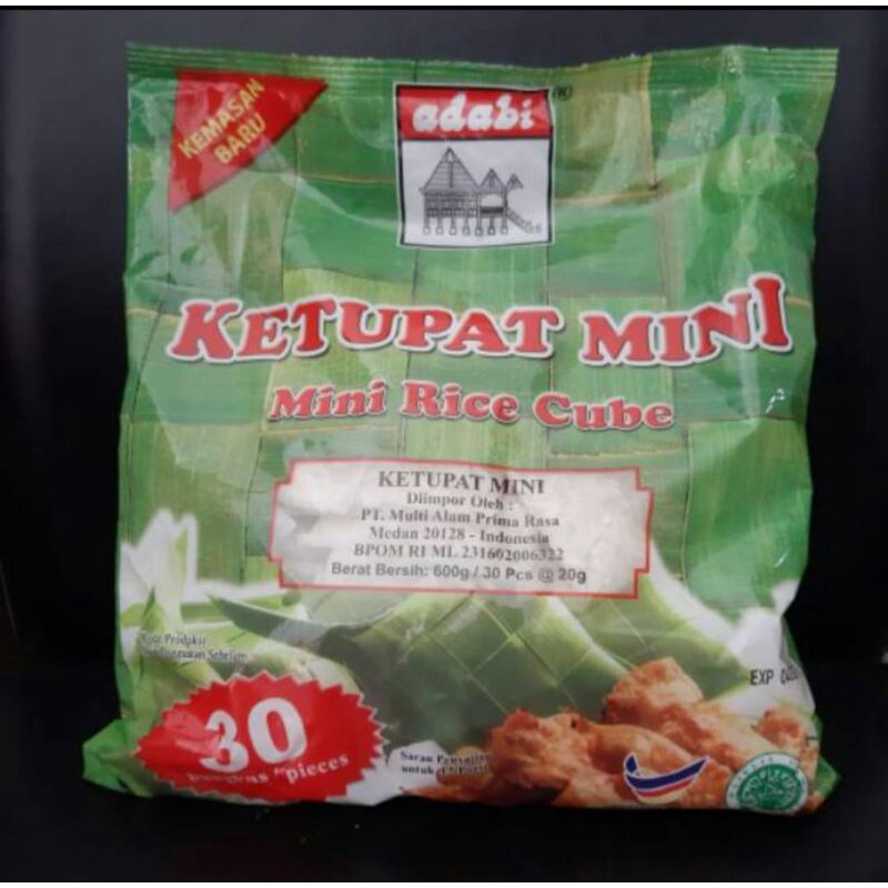 Ketupat Mini Adabi 30pcs @20g
