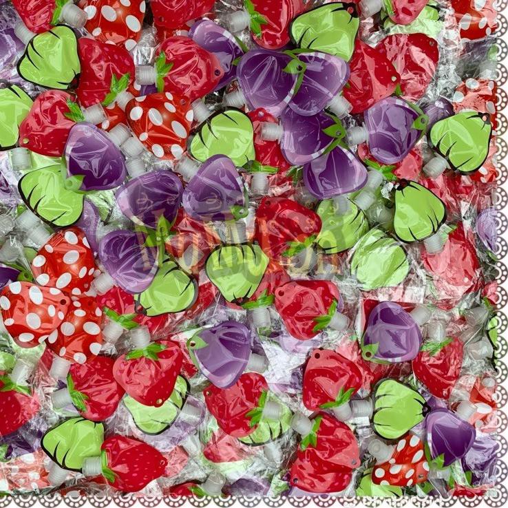 Ready Stok Pouch Plastik Botol Flip Fliptop Isi Ulang Sanitizer Sabun Shampo 30ml Souvenir Ungu Pink