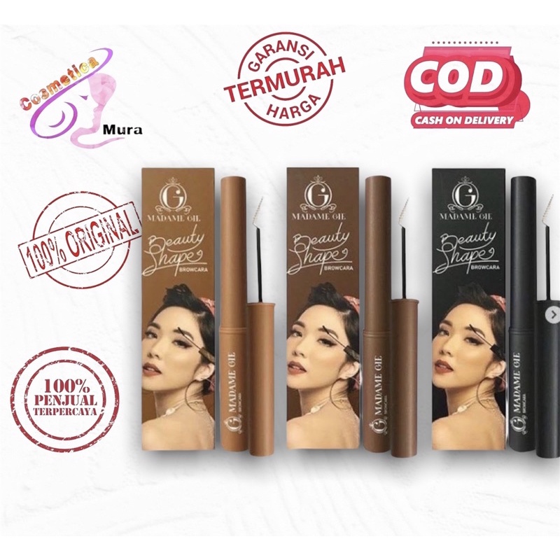 madame gie beauty shape brow mascara // madame gie brow maskara // maskara alis madame gie